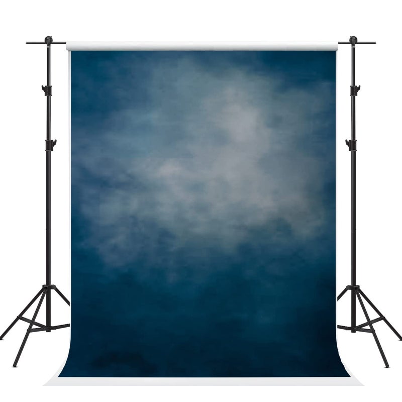 Kate 10Ã—10ft Blue Backdrop Light Blue Portrait Photography Background Abstract Muslin Backdrop for Photographer Kids Children Adults Headshot - Image 1